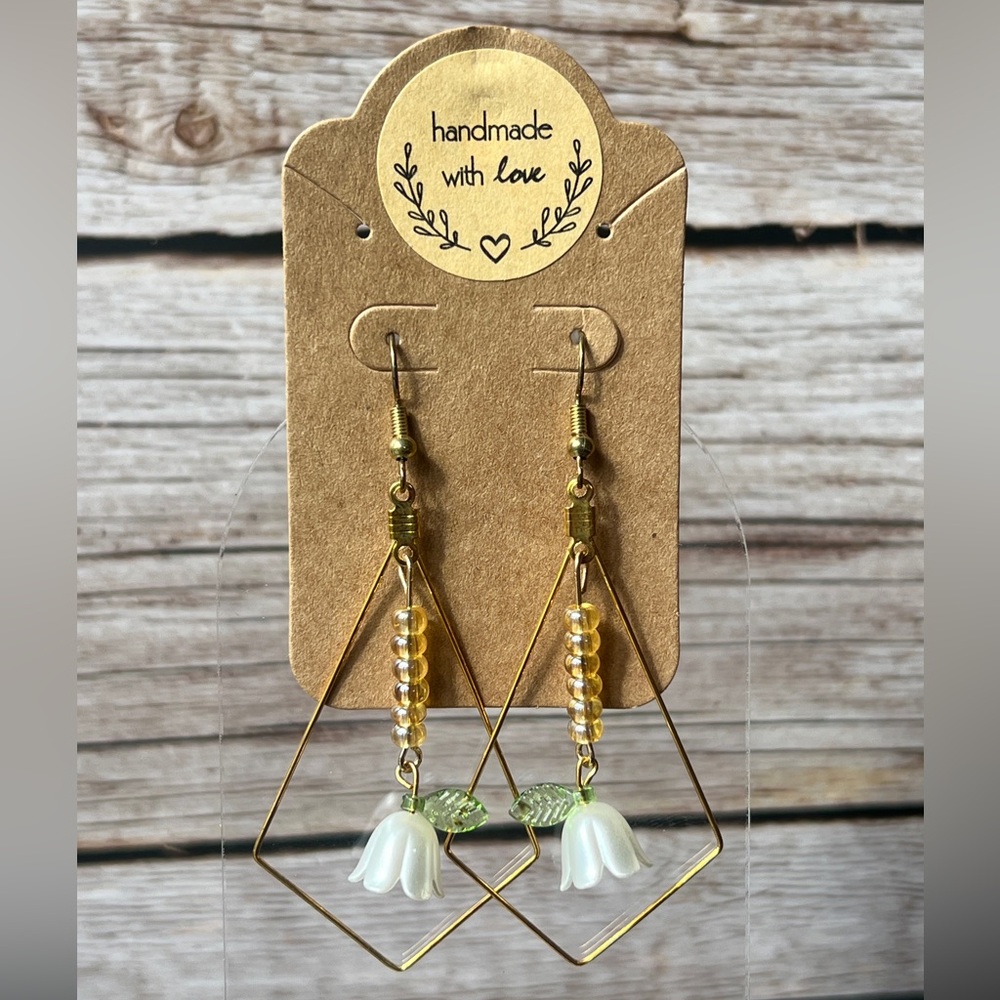 Flower Dangle Earrings